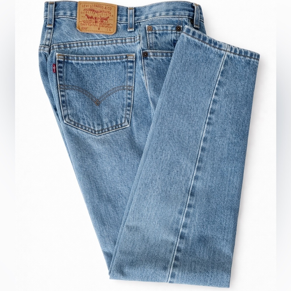 550 Vintage Relaxed Fit Levi’s Jeans Light Wash 29x32 Made in Mexico
